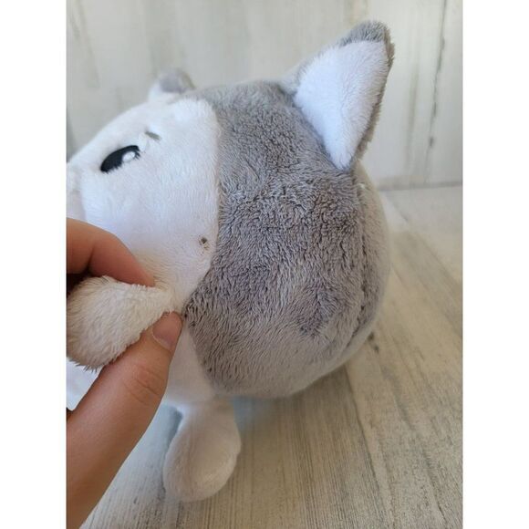 Justice Squishable AS IS Husky dog stuffed animal toy figure - Picture 4 of 10